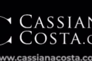 Blonde Cassiana Costa blows big tits on beach with cumshot fetish