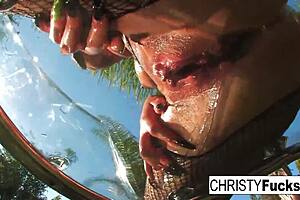 Christy mack displays her big tits and ass in a solo compilation