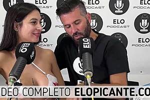 Mielcita Flaunts Her Big Natural Tits in Spicy Room