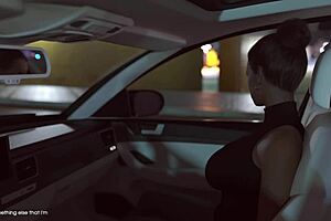 in this cartoon, an athletic milf enjoys pov pleasure