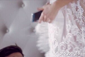 Petite brunette teen 18+ gets wild with her boyfriend after a steamy dance session.