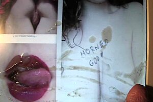 the goddess blows the queen in a cum tribute from the horned god