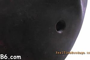 Upside down babe gives sloppy blowjob to her partner