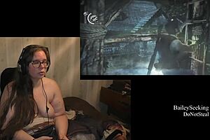 playing naked through evil within part 4, loving that big ass