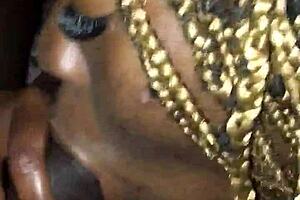 ebony tampa freak devours big black cock