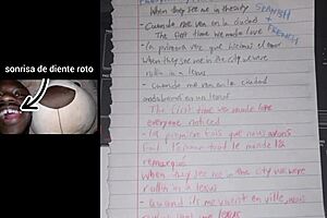 Singing With A Broken Tooth In Frespagnol Spanish French?