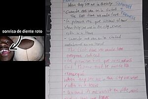 Singing With A Broken Tooth In Frespagnol Spanish French?