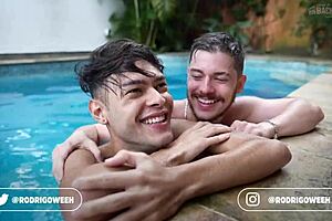 backstage fun with rodrigo weeh and naughty gatinhos in wild safados moments. get a peek at the raw behind-the-scenes action with these teen stars.