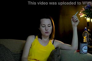 Sucking Cigarette Voyeur