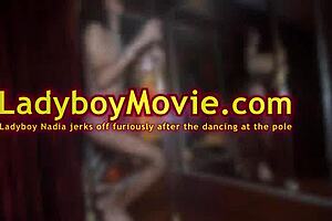 Thai Ladyboy Nadia Performs Pole Dancing Solo