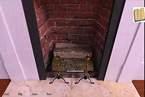 Exploring the chick route in being a dik game with teen 18+ brunette