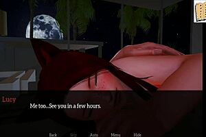 redhead character joins my new family in this 3d cartoon anime