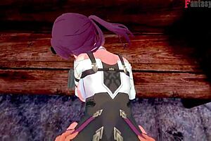 Kafka Fucking Hard in Ahegao 3D Honkai Star Rail POV Fantasy Scene