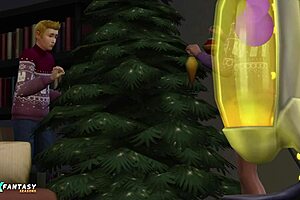 winter holiday - liberty lee - the sims 4