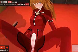 Uncensored Hentai Animation of Asuka in Anal Sex Scene