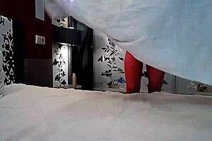 big ass teen 18+ slams dildo in both holes! 😈