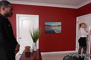 blonde secretary bangs bosses huge bbc to keep her job