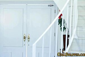 Blonde Slutty Teen Sucks Cock Hard Before Getting Facial Cumshot