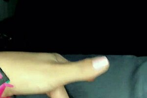 Masturbating my pussy while watching a hot porn movie, so exciting!