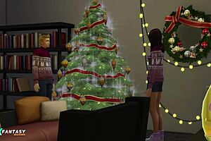 winter holiday - liberty lee - the sims 4