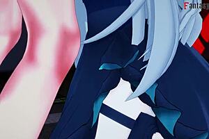 Feeling The Passion In Sunaookami Shiroko's Blowjob And Cowgirl Scene