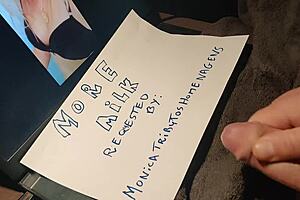 ifoslave requests more milk from monicatributoshomenagens' lactating tits.