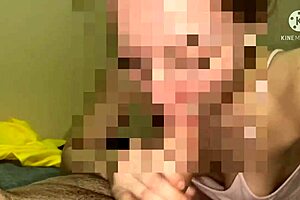 Blonde Teen Suggestively Pays Apartment Debt with Blowjob on Big Cock