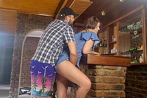 Finally Fucked My Neighbors Wife In Her Dress Upskirt