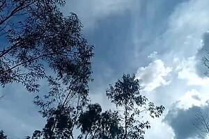 i watch them bang in the neighbor's house while my little one prepares for her turn