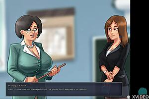 french teacher says, 'cum hard in my pussy during roleplay'