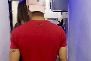 Crossdressing threesome with friend and neighbor