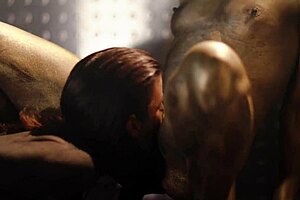 Alexis Fawx And Ana Foxxx In Artsy Lesbian Body Painting