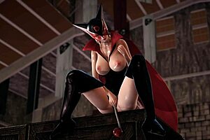 Doronjo masturbates and has sex with a creampie 😈