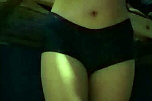 latina slut with small tits masturbating in solo compilation