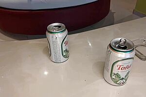 Wife squirts with young guy, receiving cum in mouth.