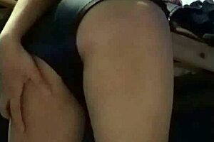 latina slut with small tits masturbating in solo compilation