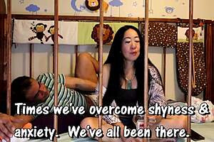 Abdl shyness overcome through backstage fetish exploration