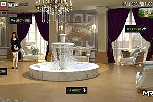 Anime Girl Gets Creampie in Kitchen During Game