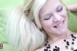 Barbara endures extreme deepthroat and gagging on monster cock