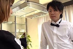 big tits babe flashes boobs for neighbor doggystyle