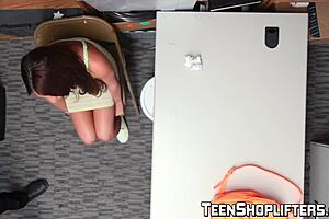 Teen crook services cop’s monster cock after stealing from store. She rides hard for freedom.