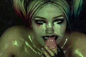 This Bitch Craves Sperm in Hot Animated Facial Fantasy Scene