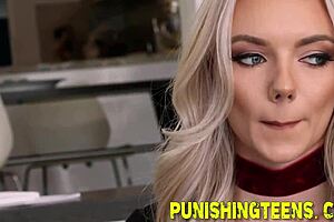 Bound participant undergoes intense physical challenges and vocal exercises in high definition