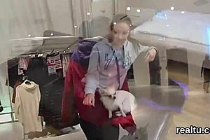 Czech teen feels teased and drilled passionately