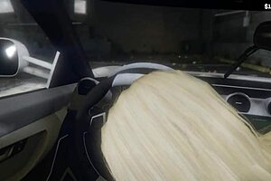 gta 5 - first person hooker 3 in car