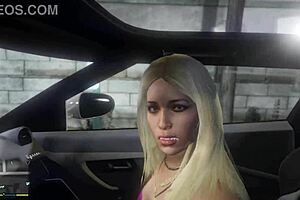 gta 5 - first person hooker 3 in car