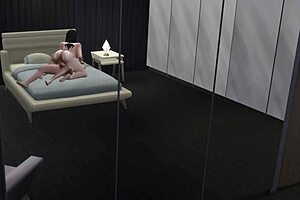 My new roommate the sims 4 futa part 4