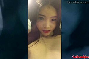 HELLO LADYBOY THAI BABE SELF MADE HOME MADE SUCKING OFF STRANGER WITH BIG TITS MONSTER COCK