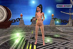 An 3D Animated Cartoon Video of an Indian Bhabhi in Various Positions