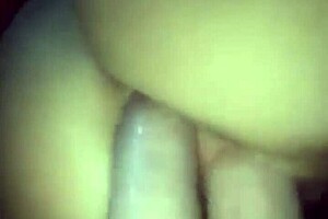 young amateur teen 18+ masturbates with double dildo in her tight ass